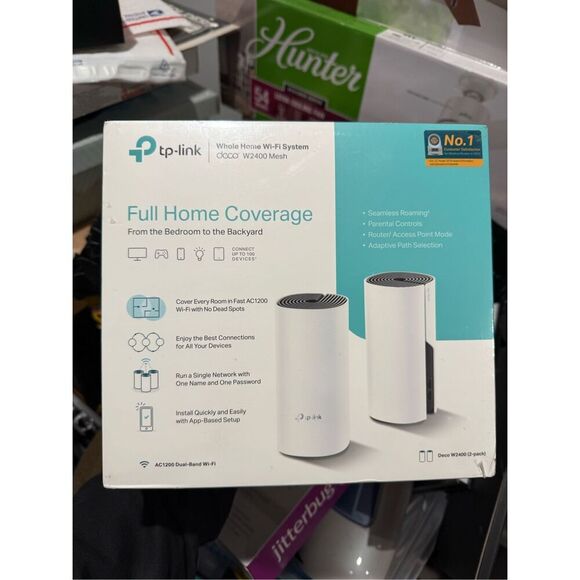 TP-LINK Deco W2400 2 Port 100 Mbps Wireless Router New Sealed - Picture 1 of 5